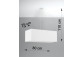 Plafon Sollux Ligthing Lokko 2, kwadratowy, 55x55cm, E27 5x60W, biały
