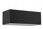 Żyrandol Sollux Ligthing Santa Bis 80, 80x25cm, E27 3x60W, czarny/biały