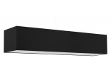 Żyrandol Sollux Ligthing Santa Bis 120, 120x25cm, E27 5x60W, czarny/biały