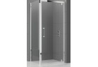 Drzwi prysznicowe Novellini Rose Rosse G 78-84 cm do ścianki lub wnęki, profil chrom, szkło przeźroczyste 