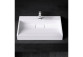 Umywalka konglomeratowa Rea Goya 60 60x37cm - biała