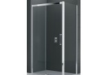 Drzwi prysznicowe Novellini Rose Rosse 2P 136-142 cm przesuwne do ścianki lub wnęki, wersja lewa- sanitbuy.pl