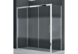 Drzwi prysznicowe Novellini Rose Rosse 3P 106-112 cm trzyczęściowe przesuwne do ścianki lub wnęki- sanitbuy.pl