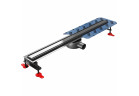 Odpływ liniowy, pełny zestaw, Wiper New Elite Slim, 700mm, wzór Ponente, wykończenie mat
