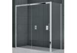 Drzwi prysznicowe Novellini Rose Rosse 2M 156-162 cm dwuczęściowe przesuwne do ścianki lub wnęki- sanitbuy.pl