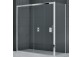 Drzwi prysznicowe Novellini Rose Rosse 2M 126-132 cm dwuczęściowe przesuwne do ścianki lub wnęki- sanitbuy.pl