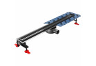Odpływ liniowy, pełny zestaw, Wiper New Elite Slim Pure, 1100mm, do wypełnienia płytkami, wykończenie szlif