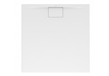 Brodzik kwadratowy Villeroy & Boch Architectura MetalRim 100x100x4,8 cm z akrylu, biały Weiss Alpin 