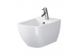 Bidet zawieszany Cersanit Virgo, 56.5x36cm, z przelewem, biały