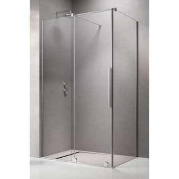 Ścianka boczna prysznicowa Radaway Furo 63, szkło przejrzyste