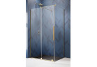 Front kabiny Radaway Furo Gold KDJ 150, wersja lewa, ze ścianką, 150x200cm, drzwi przesuwne, szkło przejrzyste, profil złoty