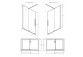 Radaway Furo kabina Walk-in 120x200cm lewa szkło przejrzyste 10106638-01-01L/10110594-01-01