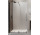 Drzwi przesuwne walk-in Radaway Furo Black, lewe, ze ścianką, 150x200cm, szkło przejrzyste, profil czarny