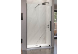Drzwi prysznicowe do wnęki Radaway Furo DWJ 120, lewe, przesuwne, szkło przejrzyste, profil czarny