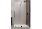 Drzwi przesuwne walk-in Radaway Furo Black, prawe, ze ścianką, 150x200cm, szkło przejrzyste, profil czarny