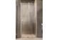 Drzwi rozsuwane do wnęki Radaway Furo Gold DWD 200, ze ściankami, 200x200cm, szkło przejrzyste, profil złoty