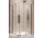 Drzwi prysznicowe prawe Radaway Furo Black KDD 100, przesuwne,  1000x2000mm, szkło przejrzyste, profil czarny