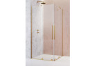 Drzwi prysznicowe prawe Radaway Furo Gold KDD 120, przesuwne,  1200x2000mm, szkło przejrzyste, profil złoty