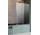 Parawan nawannowy Radaway Furo PND II 100, prawy, szkło przejrzyste, 100x150cm, przesuwny, profil chrom