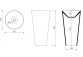 Umywalka meblowa Marmorin Emma 120, 120x45cm, przelew zintegrowany, z płytką, biały połysk