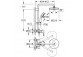 System prysznicowy GROHE Tempesta Cosmopolitan System 210 z jednouchwytową baterią ścienną - chrom