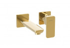 Bateria umywalkowa Valvex Loft Gold, podtynkowa, wylewka 186mm, 2-otworowa, złoty