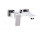Bateria wannowa Valvex Loft White, natynkowa, wylewka 150mm, 2 wyjścia wody, biały/chrom