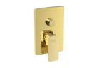 Bateria wannowo-natryskowa Valvex Loft Gold, podtynkowa, z przełącznikiem, złoty