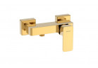 Bateria natryskowa Valvex Loft Gold, natynkowa, jednouchwytowa, złoty