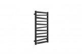 Grzejnik łazienkowy Excellent Italic 95 945x500 - czarny mat