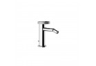 Bateria bidetowa Gessi Anello, stojąca, wysokość 140mm, korek automatyczny, chrom