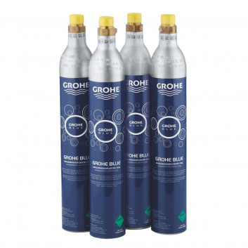 Zestaw startowy Grohe Blue, 4 butle CO2, 425g