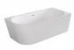 Wanna wolnostojąca Besco Zoya, prawa, 150x75cm, akrylowa, biała
