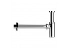 Syfon umywalkowy Gessi, 1 1/4", okrągły, Black Metal Brushed PVD