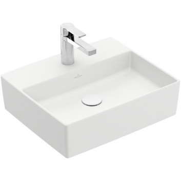 Umywalka nablatowa Villeroy&Boch Memento 2.0, 498x420mm, bez przelewu, Weiss Alpin