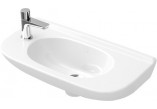 Umywalka wisząca Villeroy&Boch O.novo, 50x25cm, bez przelewu, bez otworu na baterię, CeramicPlus, Weiss Alpin, 