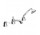 Bateria wannowa trzyotworowa Tres Clasic - chrom 