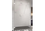 Kabina prysznicowa Radaway Essenza Pro White Walk-in 75cm, szkło przejrzyste, profil biały