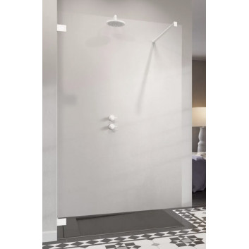 Kabina prysznicowa Radaway Essenza Pro 8 Gold Walk-in 120, szkło przejrzyste, profil złoty