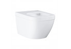 Miska wisząca WC Grohe Euro Ceramic, 54x37,4cm, bez kołnierza, biel alpejska