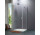 Drzwi skrzydłowe Huppe Design pure 4-kąt, 800mm, uniwersalne, Anti-Plaque, profil czarny