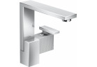 Bateria umywalkowa Axor Edge, stojąca, uchwyt z boku, wysokość 220mm, szlif diamentowy, zestaw odpływowy, chrom