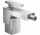 Bateria bidetowa Axor Edge, stojąca, wysokość 136mm, szlif diamentowy, zestaw odpływowy, chrom