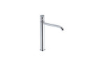 Bateria umywalkowa stojąca wysoka, z korkiem click-clack, Eurorama Eletta Chester - black brushed nickel