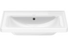 Umywalka wisząca/meblowa Duravit D-Neo, 65x48cm, z przelewem, bez otworu na baterię, biała