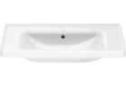 Umywalka wisząca/meblowa Duravit D-Neo, 80x48cm, z przelewem, bez otworu na baterię, biała