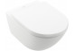 Miska wisząca WC Villeroy&Boch Subway 3.0, 56x37cm, bez kołnierza, TwistFlush, Weiss Alpin