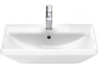 Umywalka wisząca Duravit D-Neo, 60x44cm, z przelewem, otwór na baterię, biała