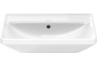 Umywalka wisząca Duravit D-Neo, 60x44cm, z przelewem, bez otworu na baterię, biała