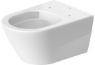 Miska toaletowa wisząca Duravit D-Neo Rimless, 54x37cm, bez rantu spłukującego, mocowanie Durafix, 4,5 l, UWL klasa 1, biała